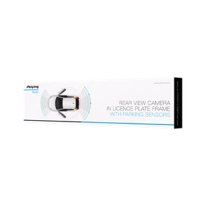 Peiying auto tagurduskaamera parkimisanduriga numbrimärgi raamis