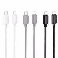 Kaabel USB C to Lightning Hoco PD 27W 1 m X113 valge