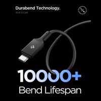 Spigen Essential EB24012CC USB-C / USB-C 240W 120cm kaabel - must