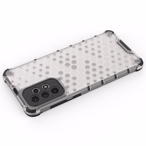 Honeycomb case бронированный чехол с гелевой рамкой для Samsung Galaxy A73 прозрачный