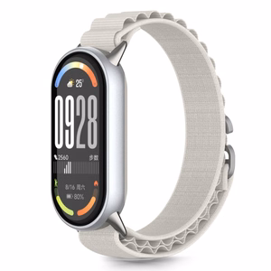 TECH-PROTECT NYLON PRO XIAOMI SMART BAND 8 / 9 / 10 / NFC TÄHEVALGE