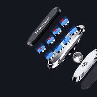 Autohoidja Wozinsky "WMH-06" Hõbedane (magnetic / sticky pad)