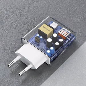 Laadija Dudao A30EU valge 30W (1xPD / 1xQC3.0)
