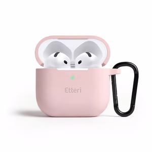 Etteri силиконовый чехол для AirPods 4 светло-розовый