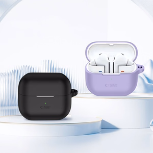 Tech-Protect Silicone Hook Ümbris jaoks Samsung Galaxy Buds 3 / 3 FE / 3 Pro - Purple