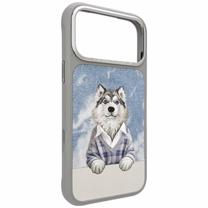 Nimmy Gentle Pets Series Dog MagSafe ümbris iPhone 17 Pro Max hall
