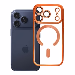 Case for iPhone 17 PRO Electro Mag Cover compatible with MagSafe orange