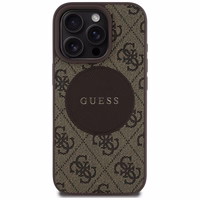 Guess 4G Circle Classic Logo MagSafe ümbris jaoks iPhone 16 Pro Max - brown