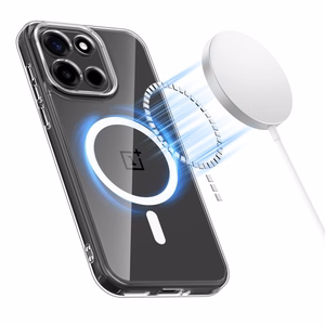 Tech-Protect FlexAir Hybrid MagSafe ümbris OnePlus Nord 6 jaoks – läbipaistev