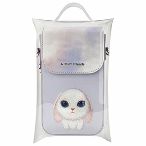 Nimmy Big Eyed Pet 2.0 Rabbit Phone Bag - Lilla