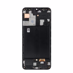 FIXCELL AMOLED LCD-ekraan raamiga SAMSUNG A50 jaoks, must (vahetatud klaas)