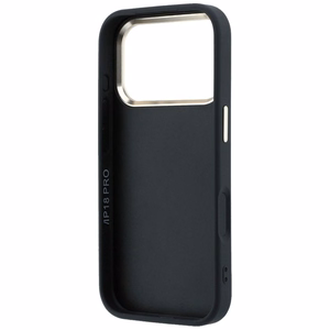 GUESS GUE005482 (PU FW Resin Logo) kaitseümbris seadmele iPhone 18 Pro Max / 17 Pro Max, värv: must