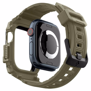SPIGEN ümbris RUGGED ARMOR "PRO" jaoks APPLE Watch 10 (46 mm) vintage khaki