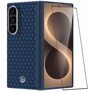 Benks Magnetic Armor Grid Air Grand Combo ümbris (C.K.FL.SA.BE.0051) Samsung Galaxy Z Fold 8 Ultra mudelile, sinine