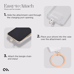 Case-Mate Phone Bangle randmerihm nutitelefonile, virsikuvärvi