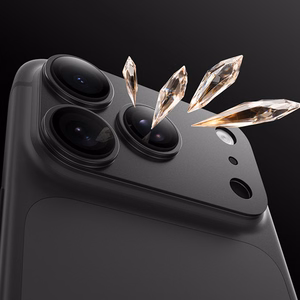 Benks OmniWarrior integreeritud metallist kaameraobjektiivide kaitse (C.M.SX.AP.BK.0071) iPhone 18 Pro Max telefonile (AR, must)