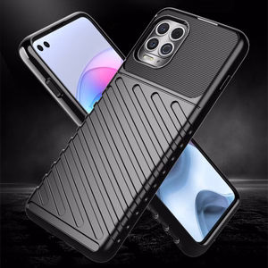 Thunder Case Paindlik ja vastupidav TPU ümbris Motorola Moto G100 / Edge S mustale mudelile