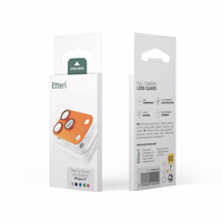 Etteri full camera lens guard for iPhone 17 roosa