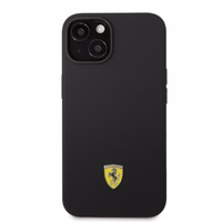 Ferrari FEHMSIP14SBK iPhone 14 6.1" must/must hardcase Silicone Metal Logo Magsafe