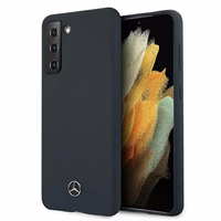 Mercedes Silicone Line ümbris Samsung Galaxy S21+ - sinine