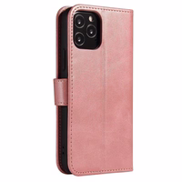 Magnet Case elegantne flip cover ümbris koos stendi funktsiooniga Xiaomi Redmi Note 11 Pro+ 5G (Hiina) / 11 Pro 5G (Hiina) / Mi11i HyperCharge / Poco X4 NFC 5G roosa