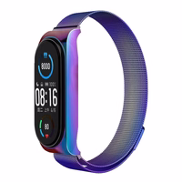 Strap METAL jaoks XIAOMI Mi Band 5 / 6 multicolor (05)