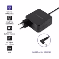 Qoltec 51751 Power adapter for laptop Huawei 65W | 19V |3.42A | 4.0*1.7