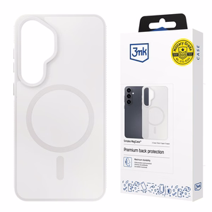 Samsung Galaxy S26 – 3mk Smoke MagCase valge telefoniümbris