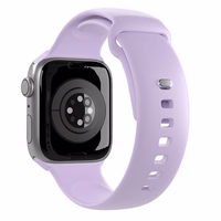 Puro Icon Silicone Strap jaoks Apple Watch 42 / 44 / 45 / 49 mm - Lavender (2 pcs.)
