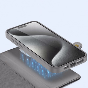 Dux Ducis Lawa Leather Ümbris jaoks iPhone 15 Pro - Hall