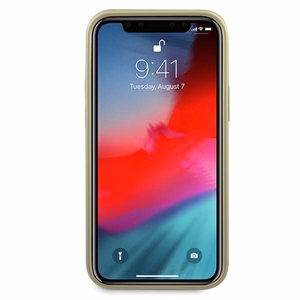 Guess GUHCP12SIGLGO iPhone 12 mini 5.4" kuldne/kuldne kõvakaaneline Iridescent