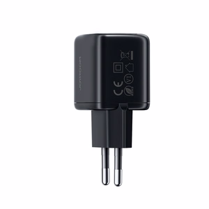Joyroom JR-TG7 33W USB-A + USB-C seinalaadija 60W USB-C - USB-C 1m kaabliga must