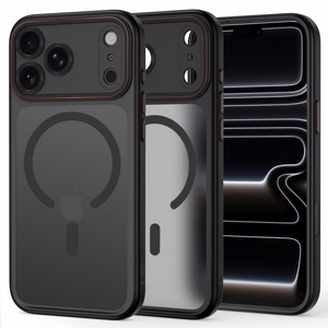 Tech-Protect MagCam MagSafe ümbris mudelitele iPhone 18 Pro Max / 17 Pro Max, mattmust ja punane