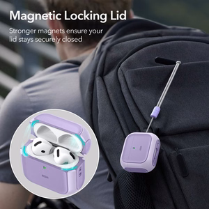 ESR Orbit Halolock MagSafe ümbris jaoks Apple AirPods 4 - lilla