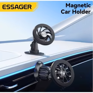 Autohoidik Essager Spiral, must (magnetiline / ventilatsioonivõre)
