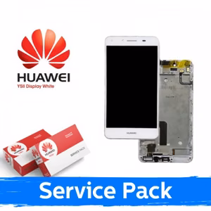LCD Ekraan Ühildub Huawei Y5-II Valge Koos Frame (Service Pack)