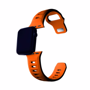 3mk silikoonrihm Apple Watchile, 38/40/41/42 mm, oranž, väike suurus