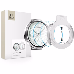 Tech-Protect Easy Set+ 2-pack karastatud klaas jaoks Huawei Watch GT 5 41 mm - läbipaistev