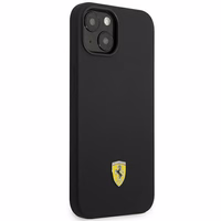 Ferrari FEHCP14MSIBBK iPhone 14 Plus 6.7" must/must hardcase Silicone Metal Logo