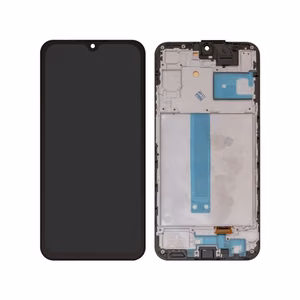 LCD screen Samsung A256 A25 5G with touch screen and frame OLED (real size)