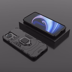 Ring Armor soomustatud hübriidkate + magnetiline hoidja OnePlus Ace'ile must