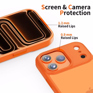 Tech-Protect MagMat ümbris jaoks iPhone 17 Pro - oranž and matte