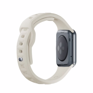 3mk silikoonrihm Apple Watchile, 38/40/41/42 mm, Nude, väike suurus
