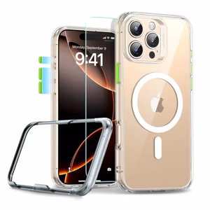 ESR Classic Pro Set Halolock MagSafe Ümbris jaoks iPhone 16 Pro Max - läbipaistev