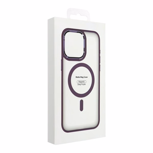 MATTE MAG COVER Ümbris compatible with MagSafe jaoks SAMSUNG S25 PLUS lilla