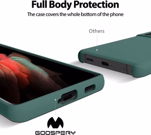 Чехол Mercury Silicone Case Samsung S931 S25 темно-зеленый