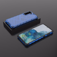 Honeycomb Case soomuskaitse TPU kaitsekattega Samsung Galaxy S21+ 5G (S21 Plus 5G) sinine