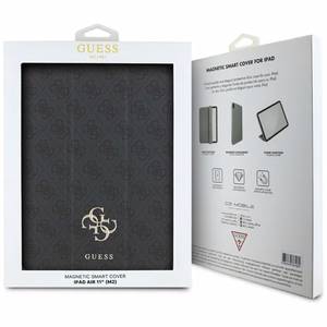 Guess GUFC11RM24PS4SGK iPad Air 11" 2024 black/black Magnetic 4G Big Logo