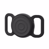 AirTag silicone waterproof ümbris jaoks dog or cat collar - must