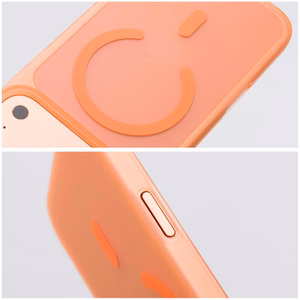 Чехол для Xiaomi Redmi Note 15 Pro 4G Go Orange совместимый с MagSafe космический оранжевый